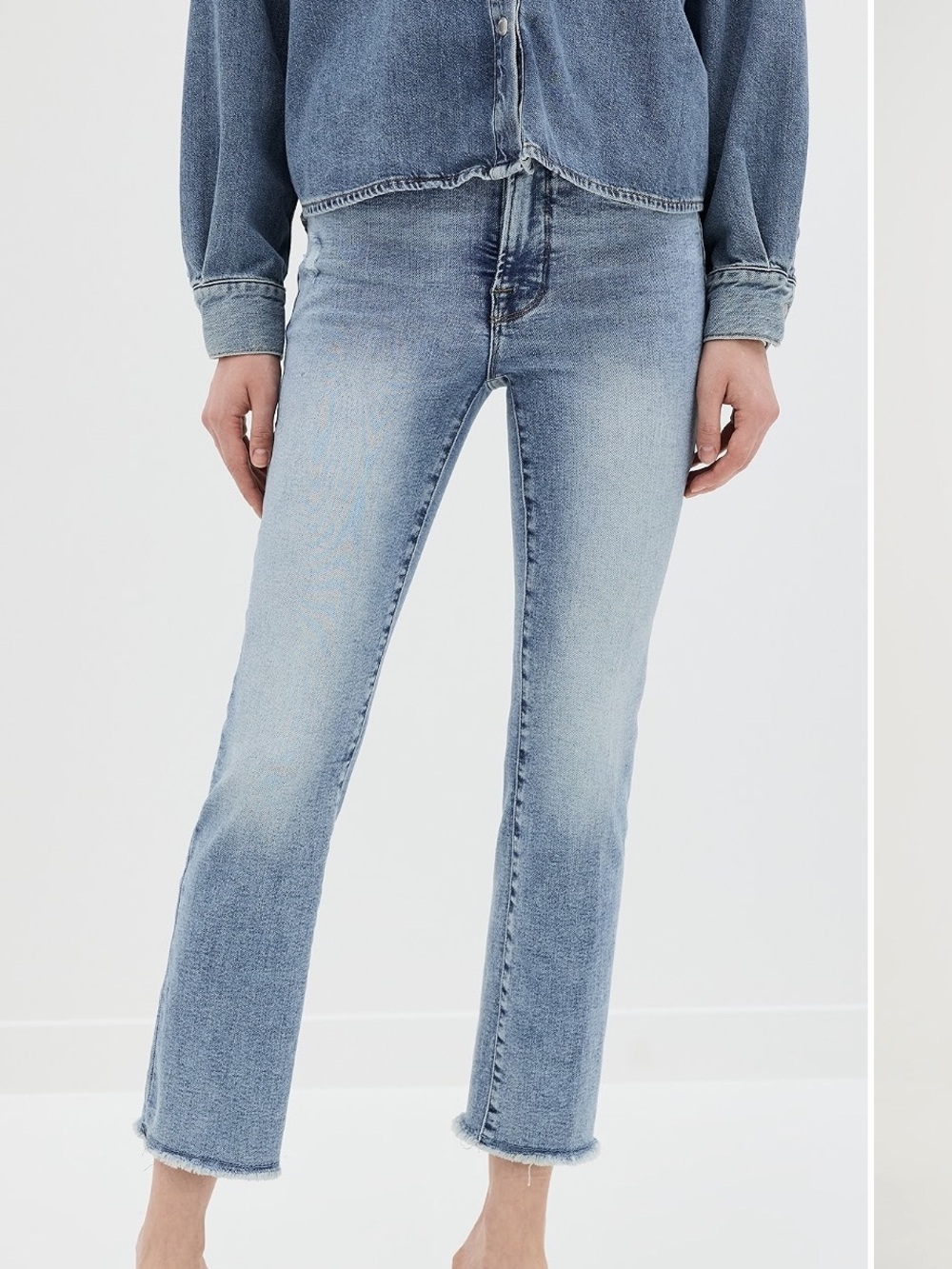 •Good American• good legs straight denim jeans